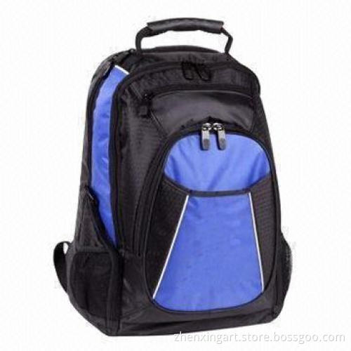 Backpack, made of 600D polyester, customized sizes, logos and materials are accepted
